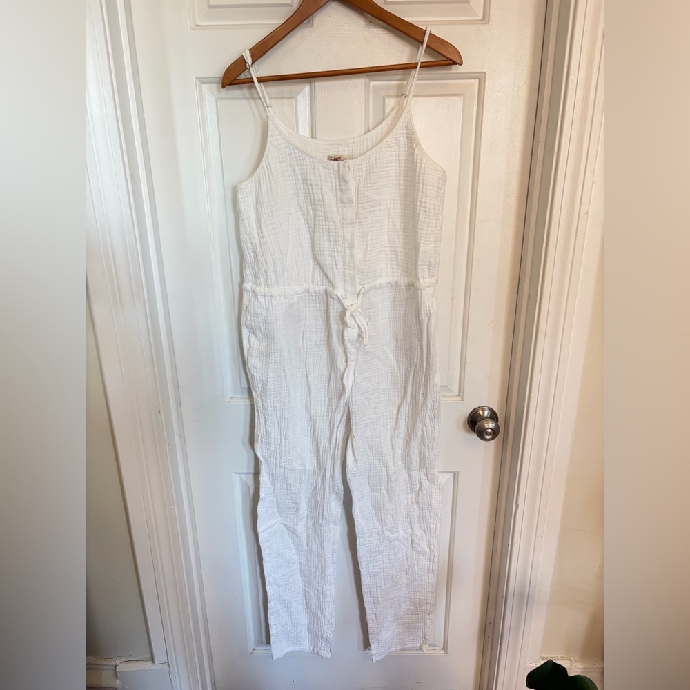 FAHERTY Dream Cotton Leila Jumpsuit Large - Picture 9 of 9